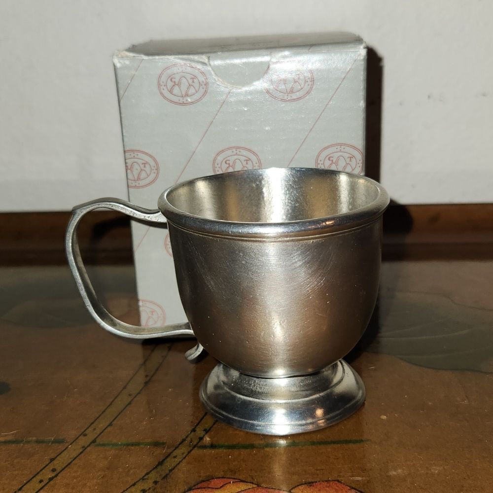 Match Italian Pewter Handmade Baby Cup